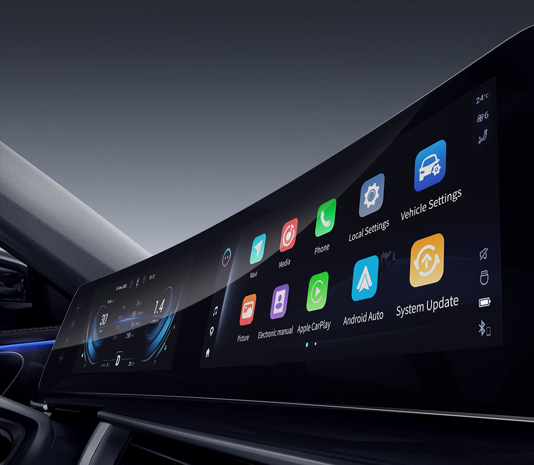 Central HD Touchscreen